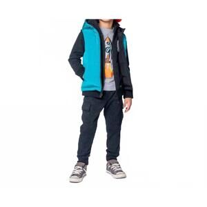 NEW APPAMAN kid's reversible vest in blue jewel